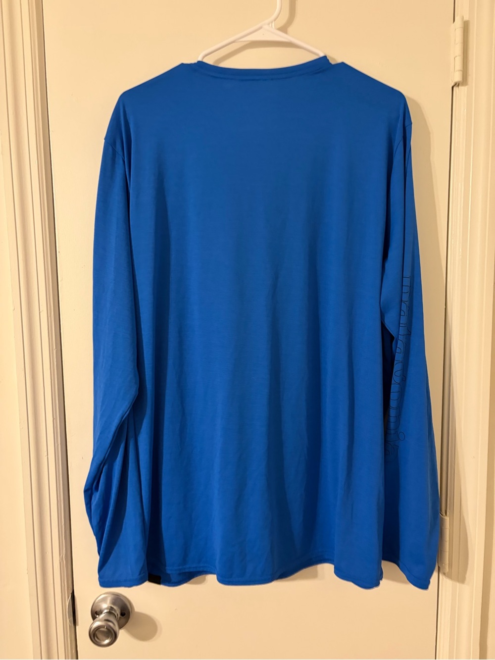 Patagonia Capilene Cool Daily Long Sleeve Shirt Mens XXL Blue Logo Sleeve - Picture 5 of 5